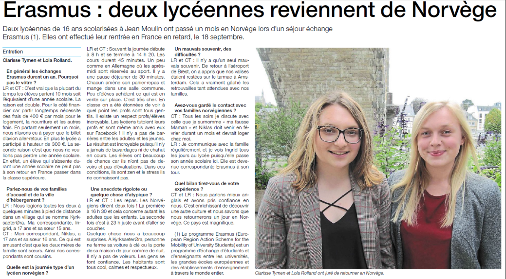 erasmus janvier bis 2018